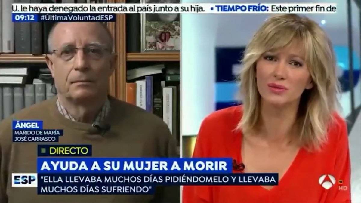 La emotiva rectificación de Susanna Griso por la polémica con la eutanasia