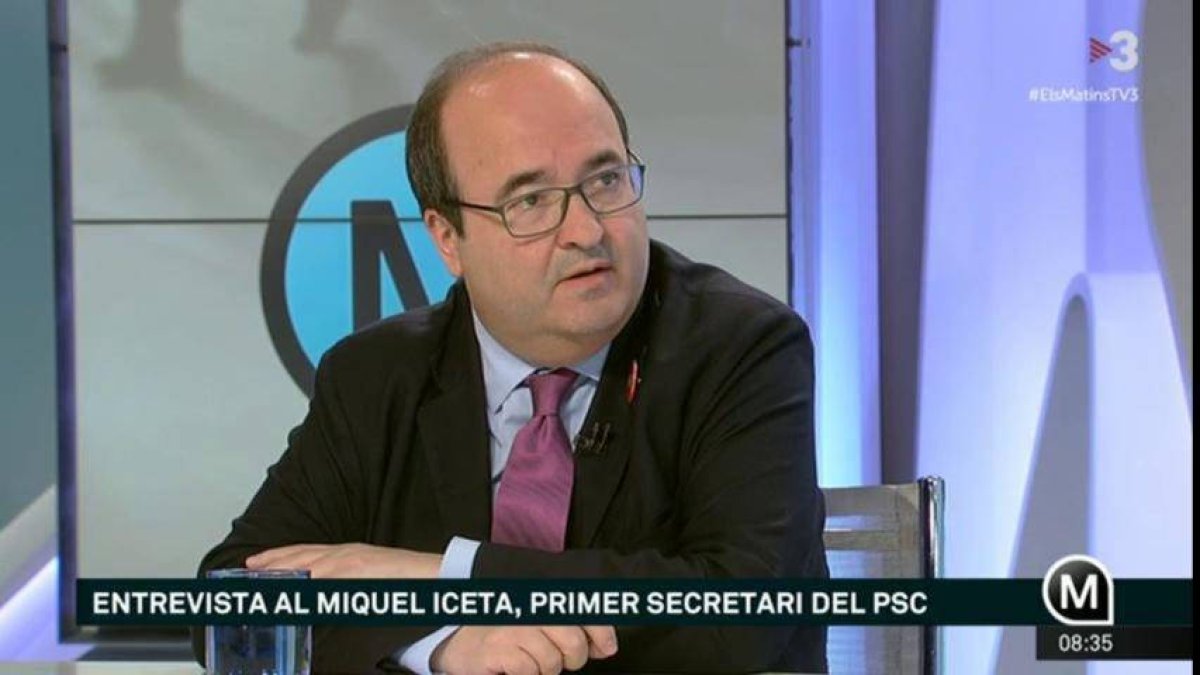 Iceta, en su entrevista