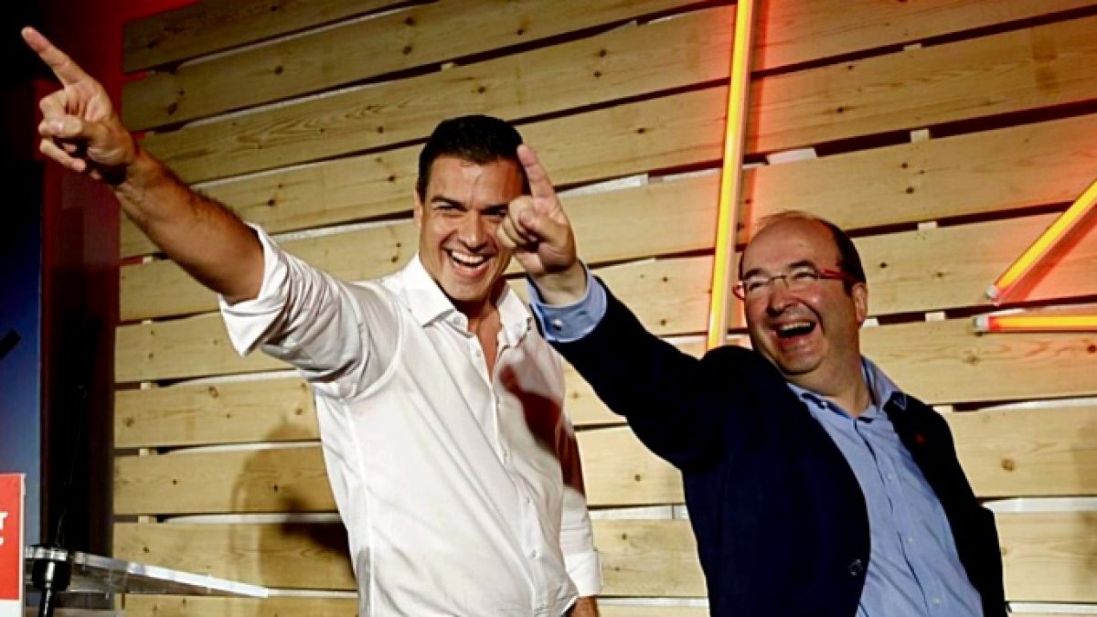 Pedro Sánchez y Miquel Iceta. en una imagen de archivo.