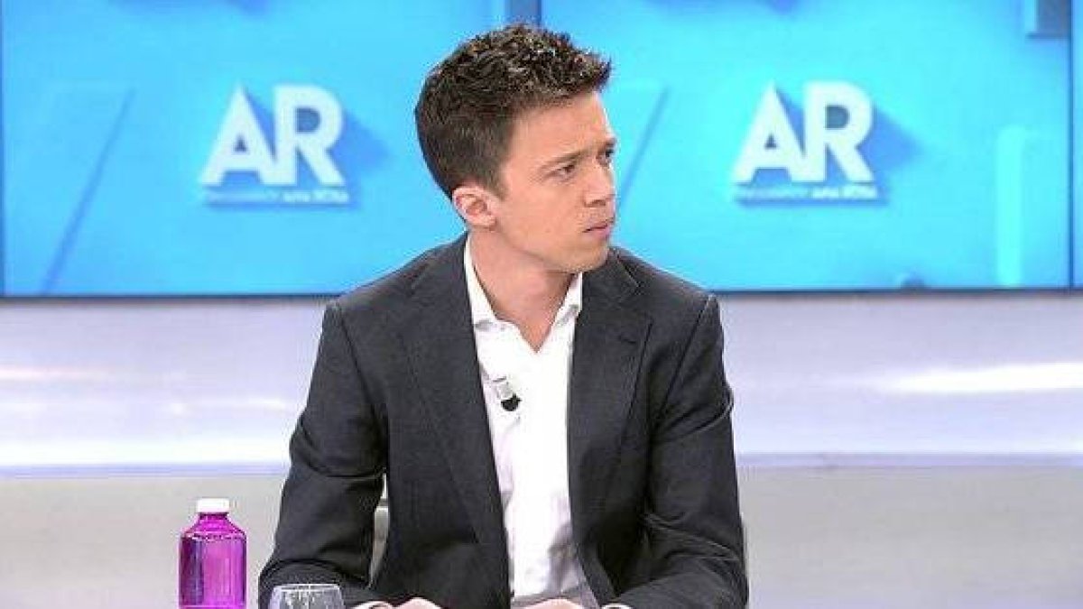 Errejón, en el plató del programa de Ana Rosa Quintana