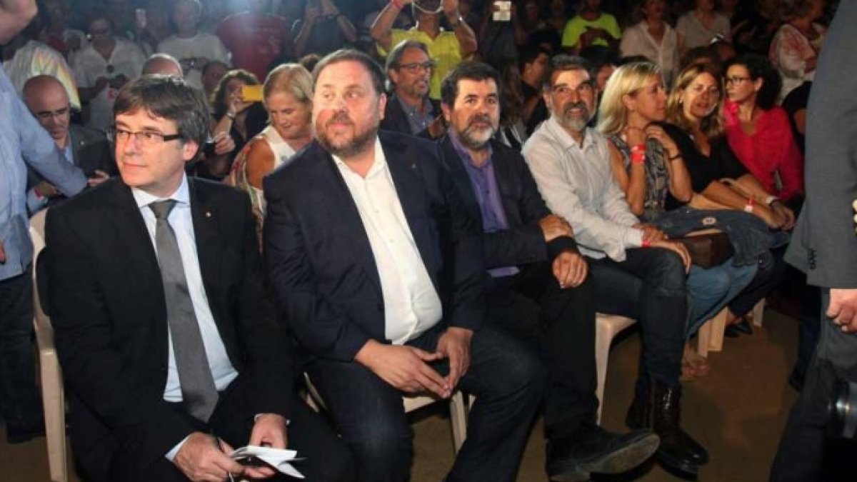 Puigdemont y Junqueras, el 31 de septiembre en el mítin de cierre de la