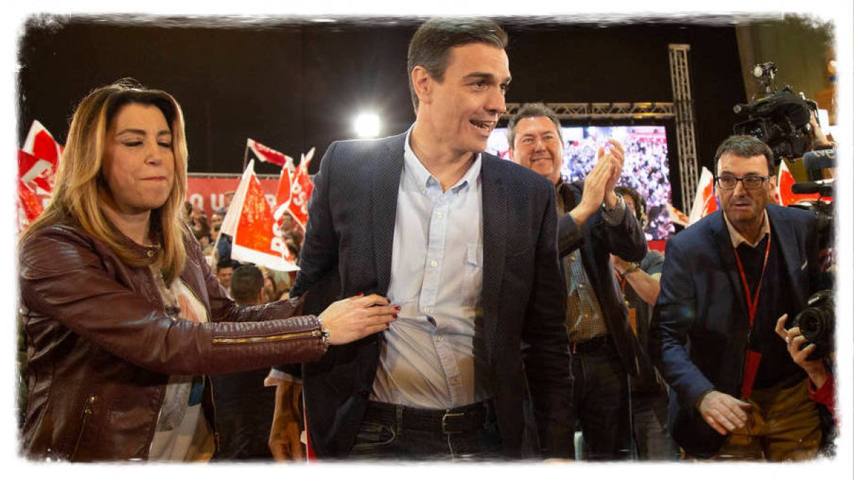 Susana Díaz y Pedro Sánchez, este fin de semana en Sevilla