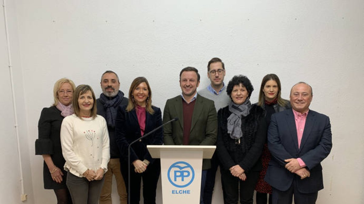 Grupo municipal del PP.