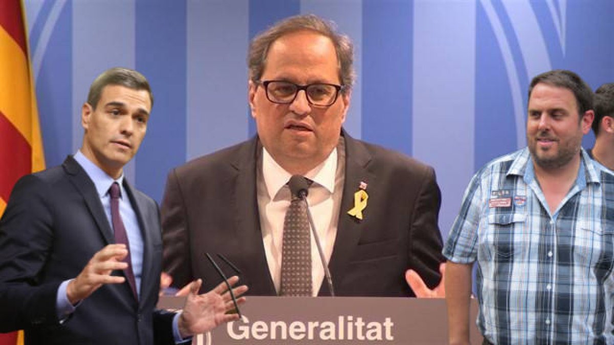 Quim Torra exige una reunión urgente con Sánchez para preparar ya los indultos
