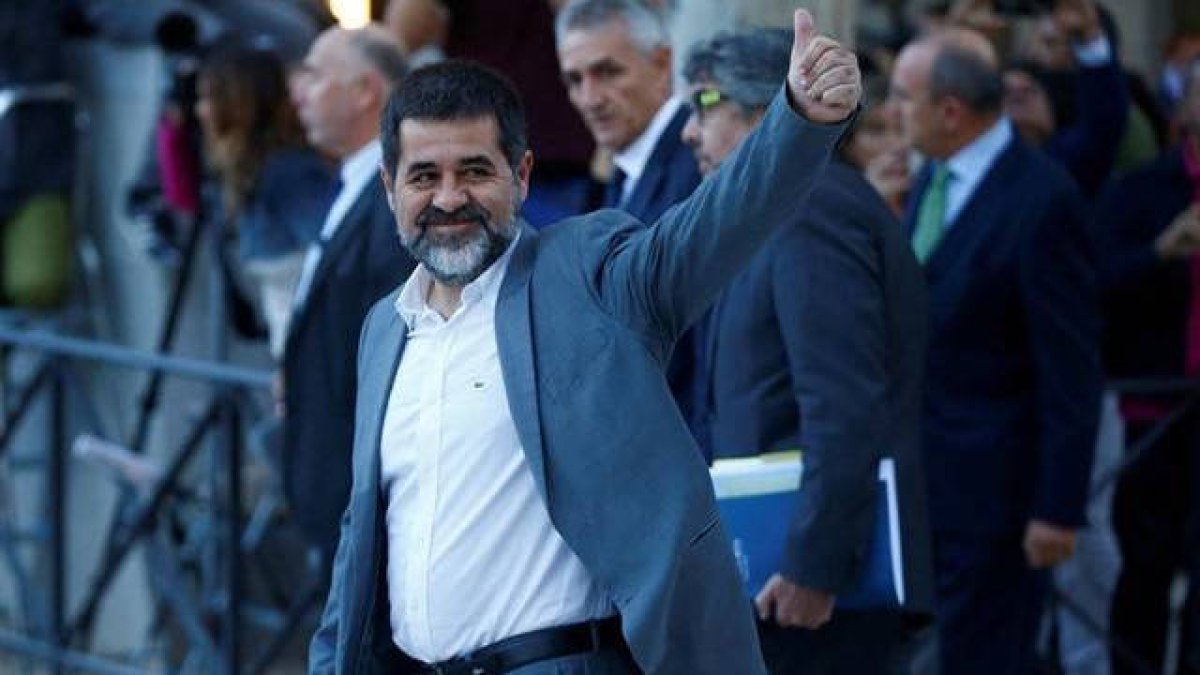 Jordi Sànchez, antes de su ingreso en prisión