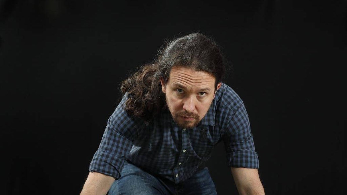 Iglesias, en la línea de salida, en una de las fotos de la sesión fotográfica para 'Marca'
