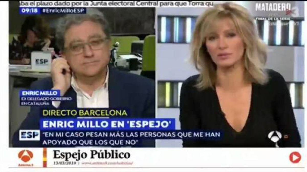 Enric Milló, exdelegado del Gobierno en Cataluña.