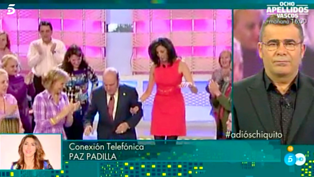 Un momento de la intervención de Paz Padilla en el 'Deluxe'.