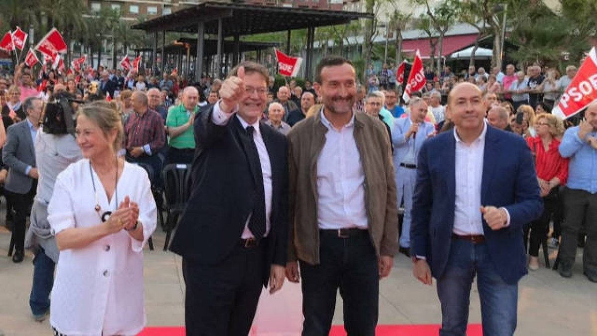 Puig, junto a González y Soler