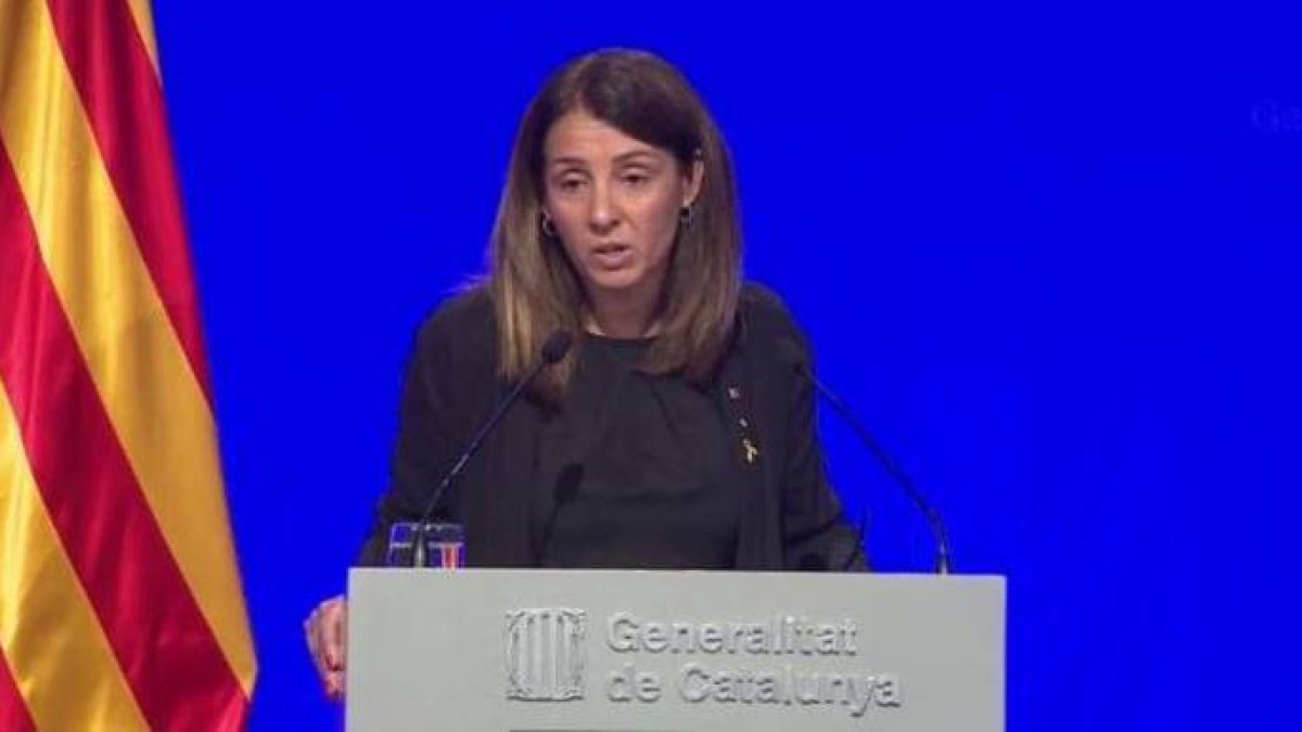 Meritxell Budó, la portavoz de la Generalitat.