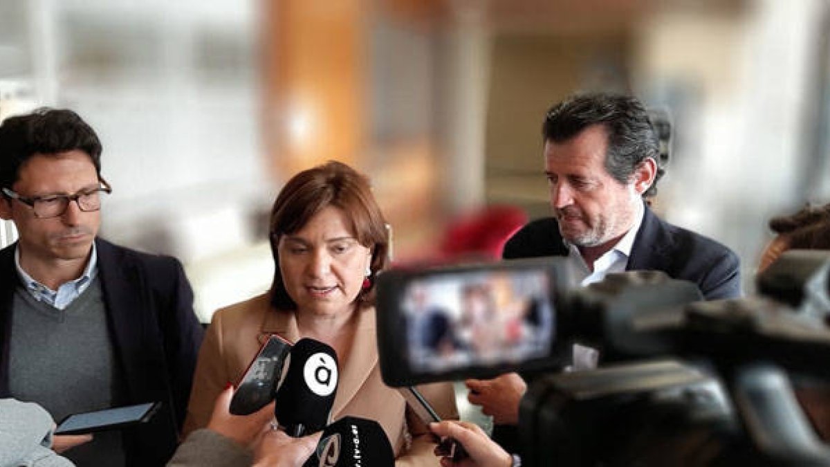 Isabel Bonig en Alcoy.
