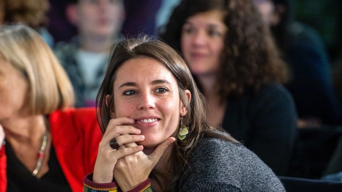 La portavoz de Podemos, Irene Montero.