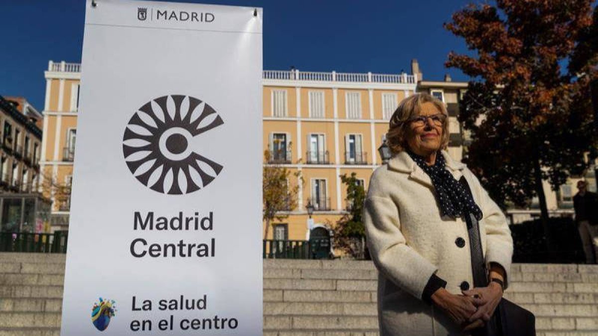 Manuela Carmena hace buena caja con los multazos por invadir Madrid Central