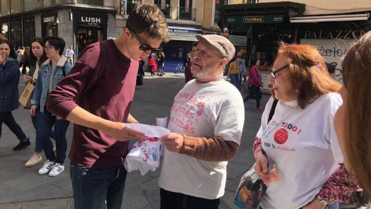 Errejón, esta semana en un acto preelectoral de Más Madrid.
