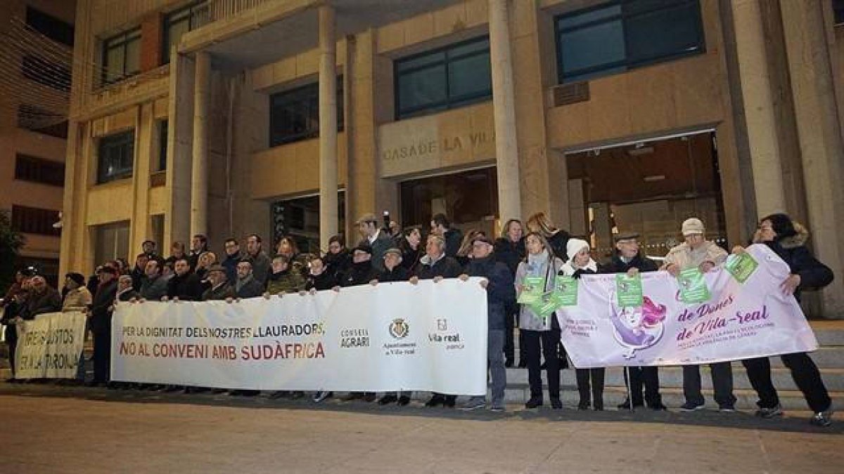 Protestas del sector citrícola valenciano