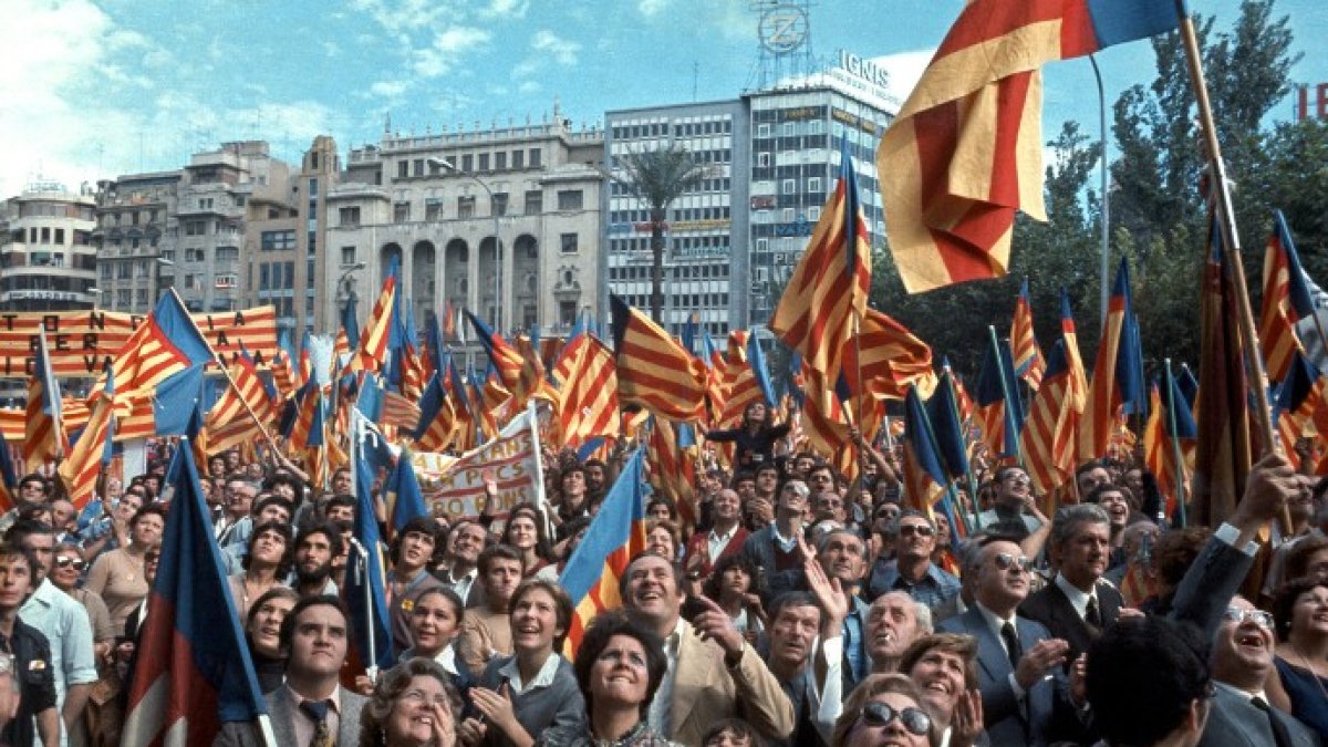 Manifestación en 1977