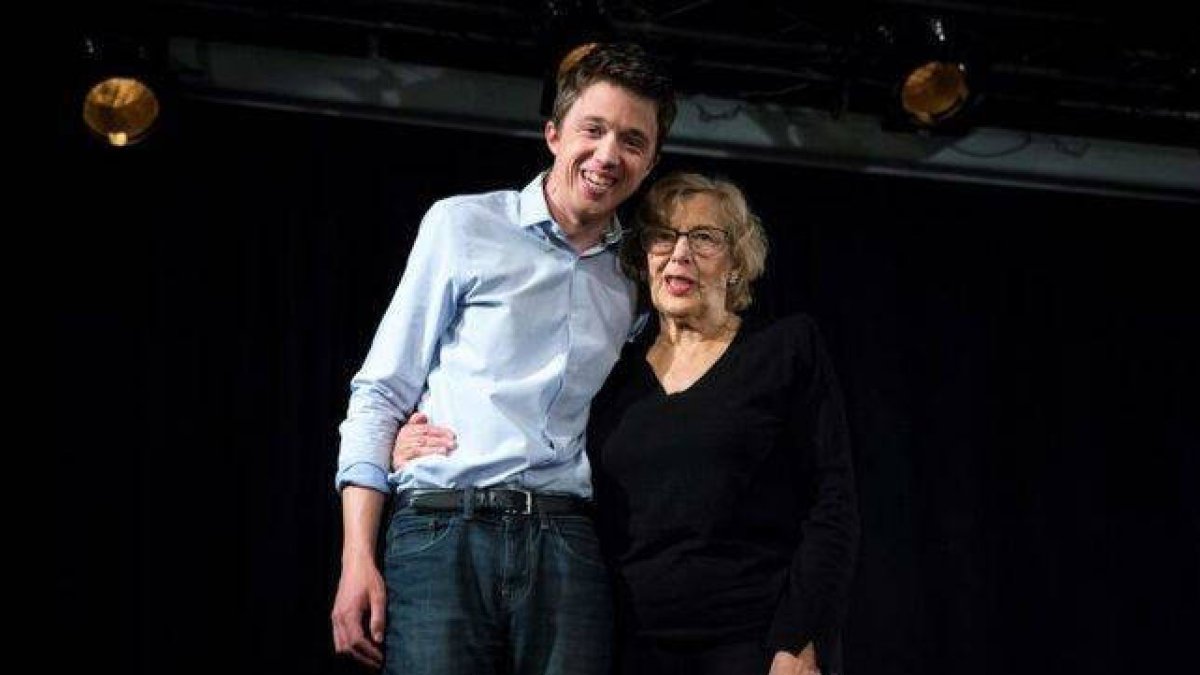 Errejón y Carmena.