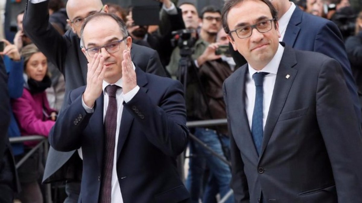 Jordi Turull (izquierda) y Josep Rull.
