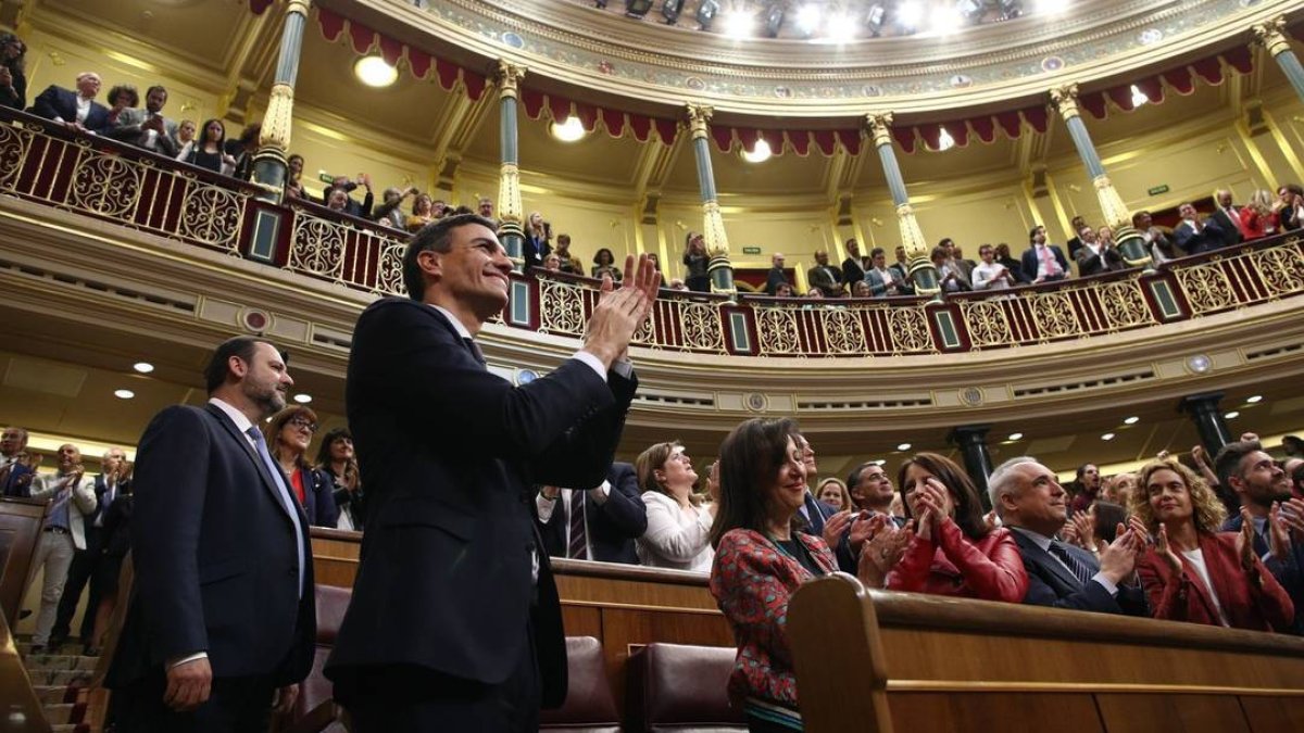 Sánchez, el día de su investidura