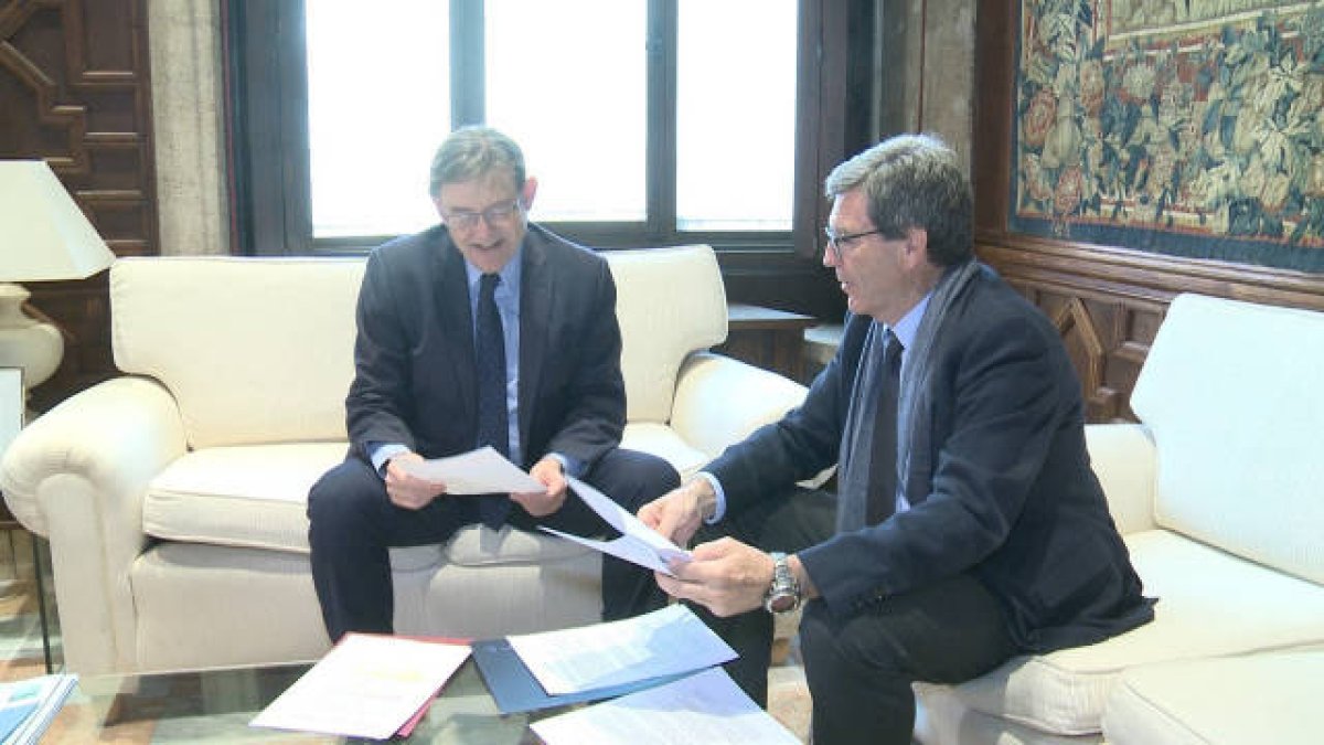 Ximo Puig y Aurelio Martínez