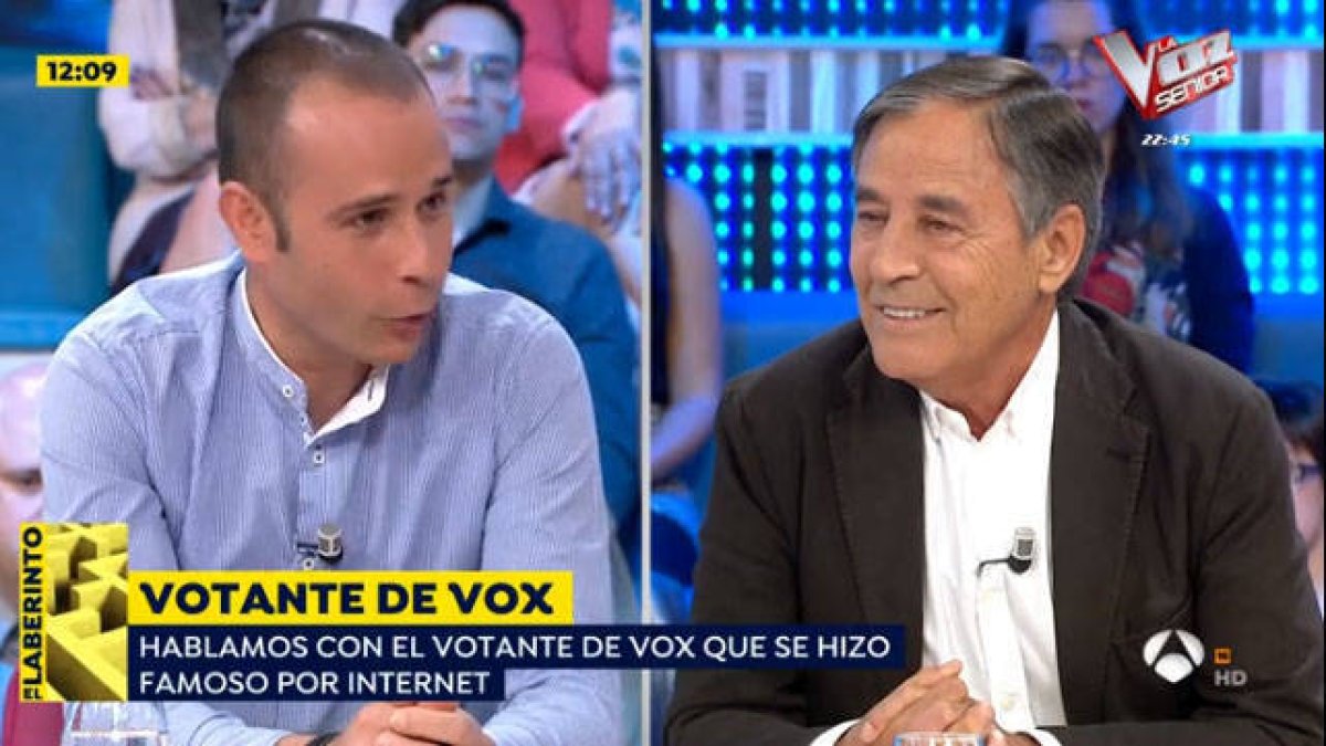 Ismael Tejero durante su intervención en Espejo Público.