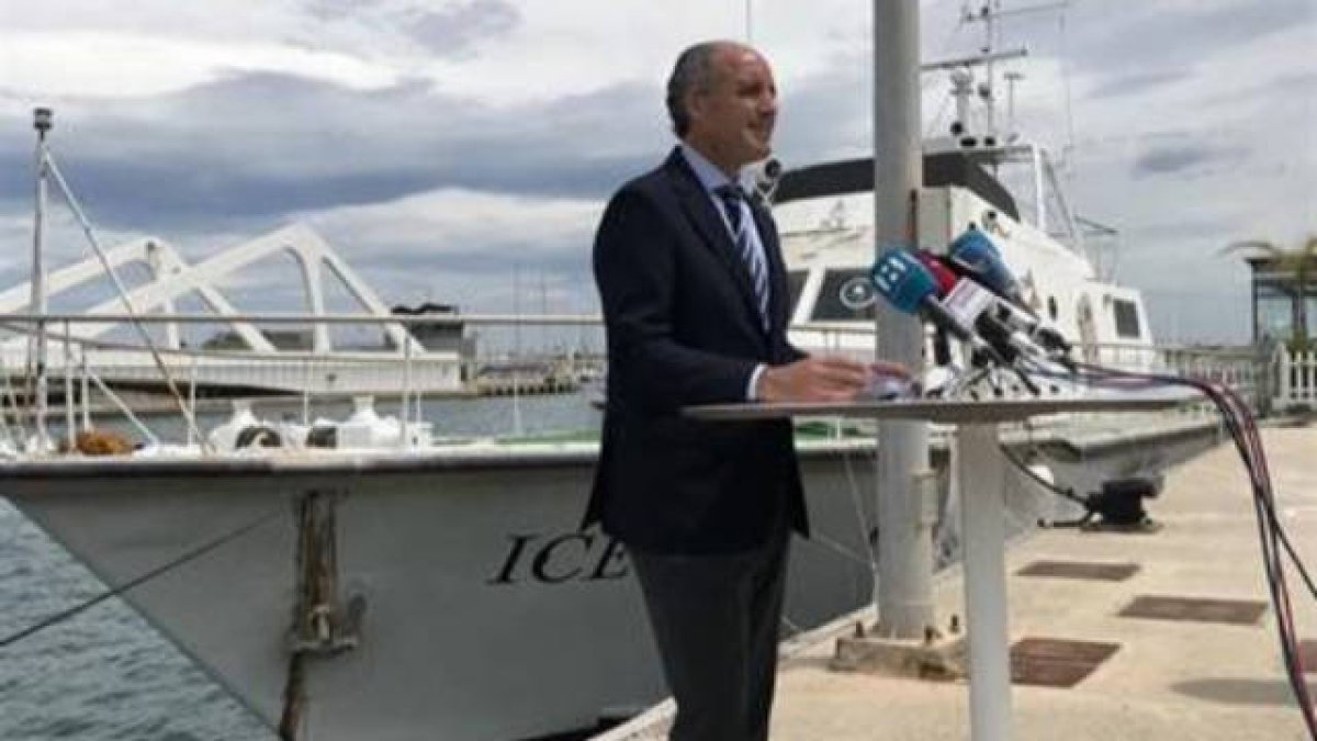 Francisco Camps, hace unos días, cuando anunció una querella por prevaricación contra la juez de la Fórmula 1
