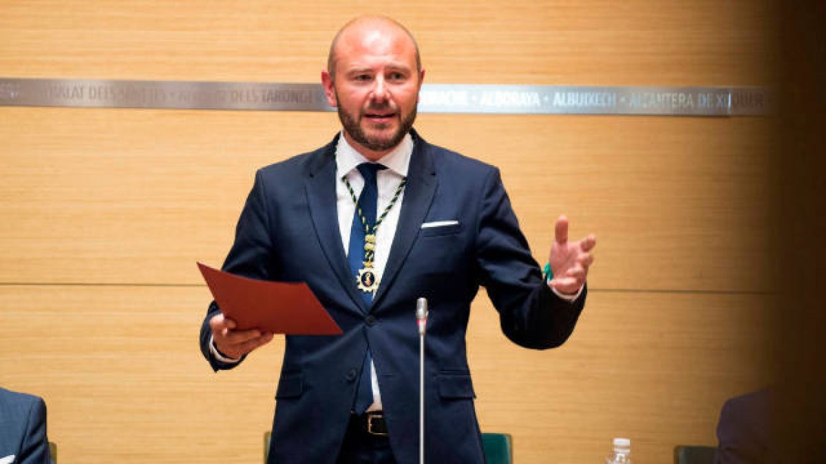 Toni Gaspar, presidente de la Diputación de Valencia.