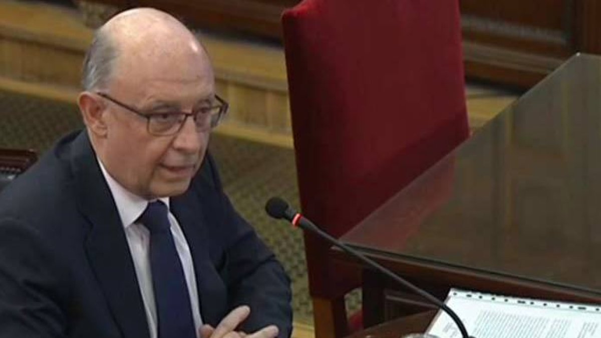 El exministro de Hacienda, este miércoles en el Supremo.