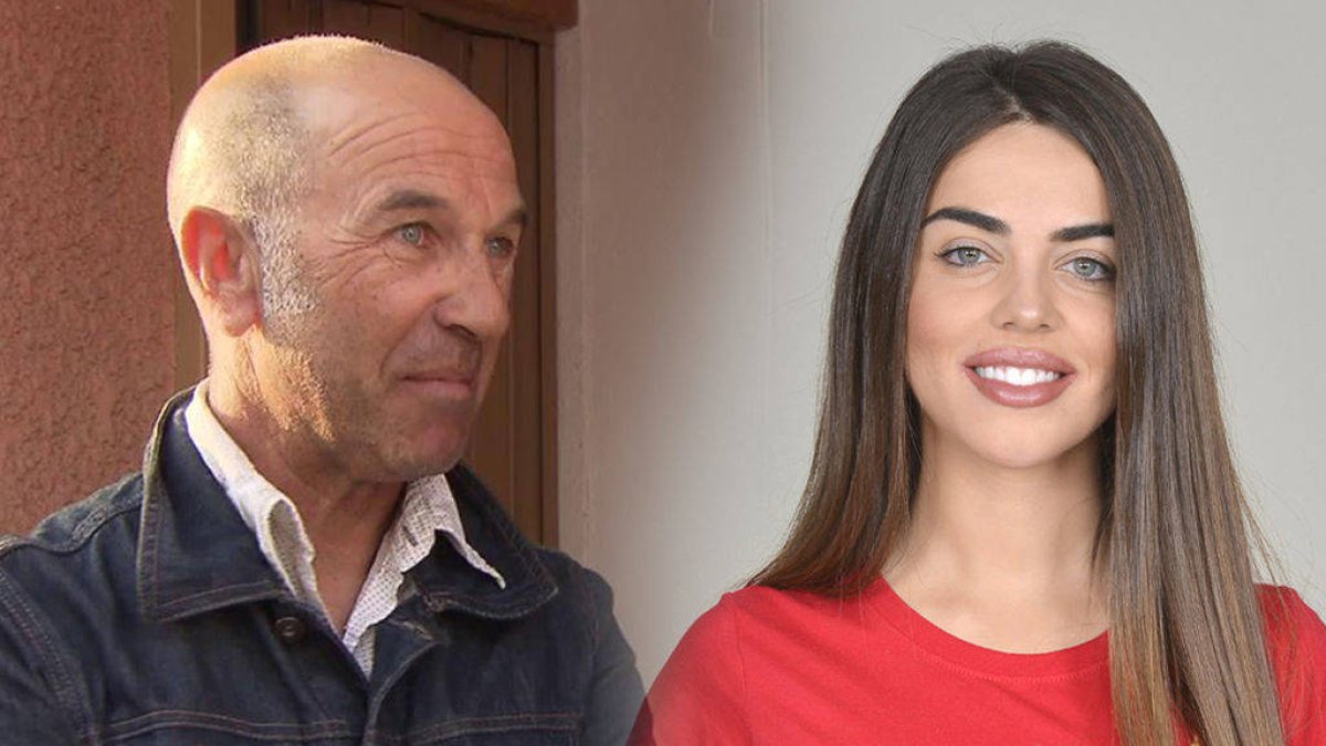 Violeta Mangriñán y Luis, su padre