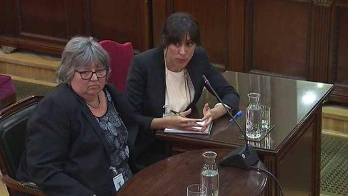 Helena Catt, la jefa de los observadores del 1-O
