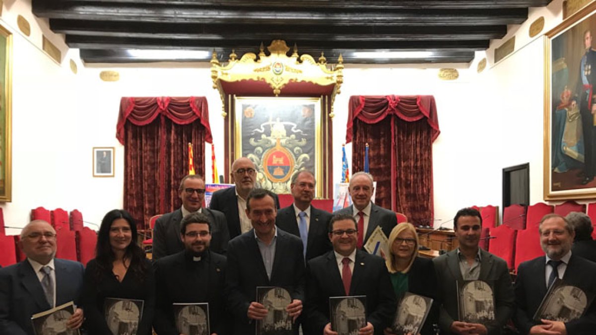 Premiados en el acto de presentación de la Venida de la Virgen.