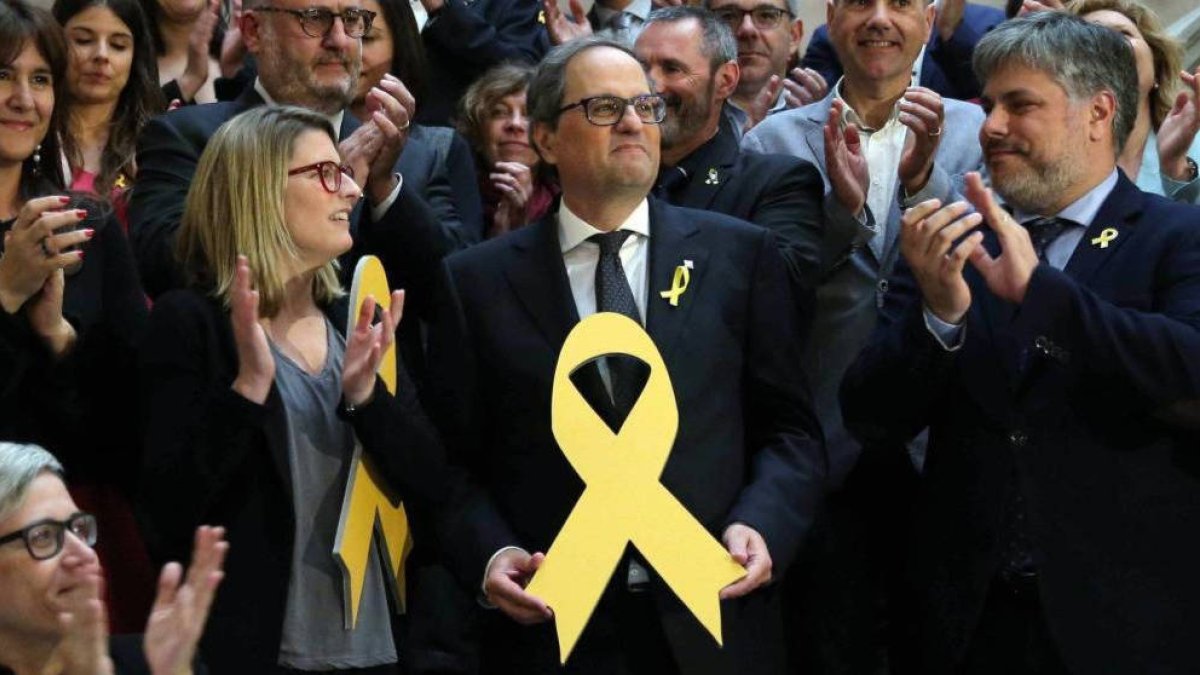 Torra ya tiene lo que buscaba: la Fiscalía le denuncia por desobediencia