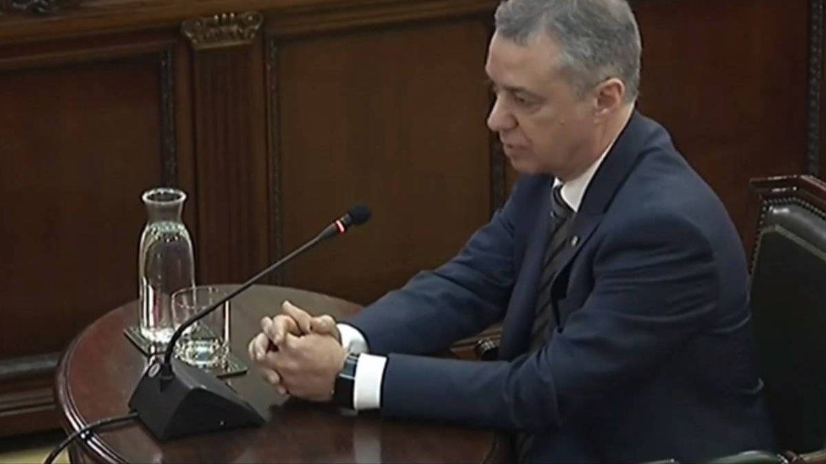 Urkullu confirma que actuó de mediador a petición de Puigdemont