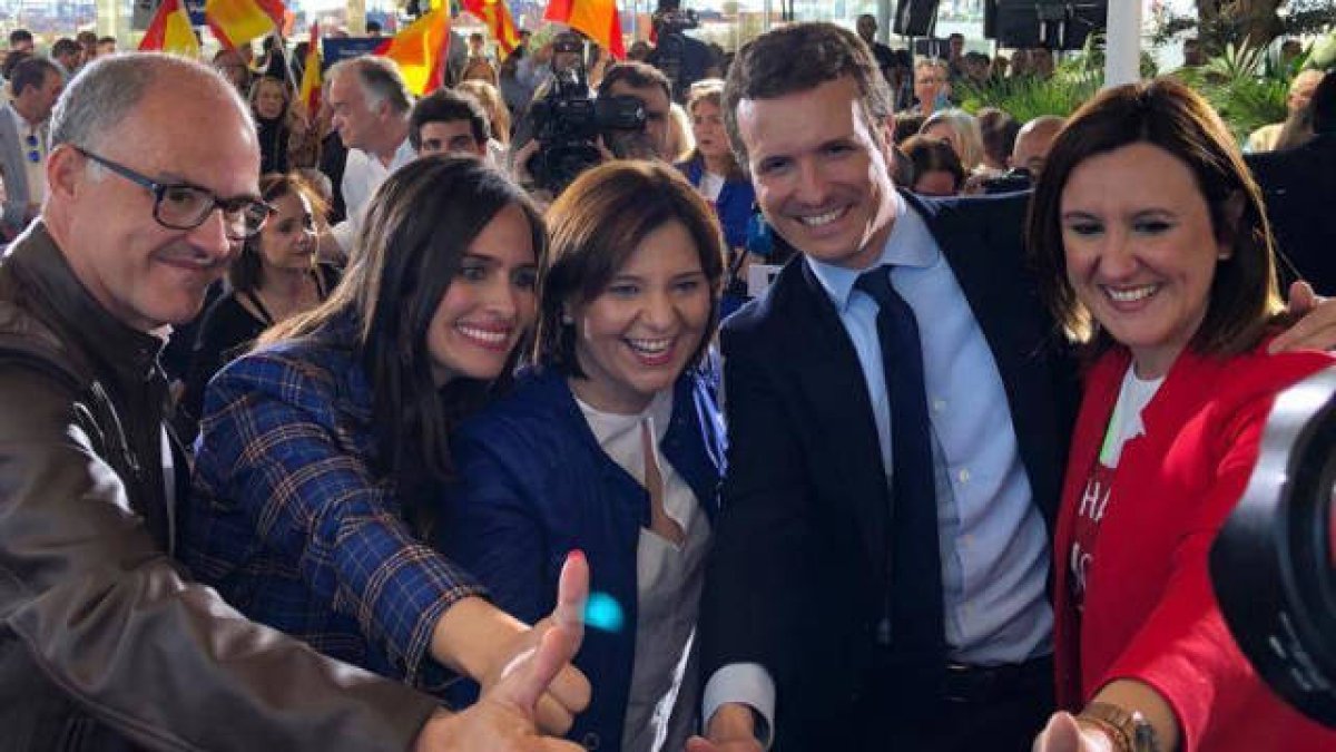Pablo Casado, en el acto de este viernes en Valencia