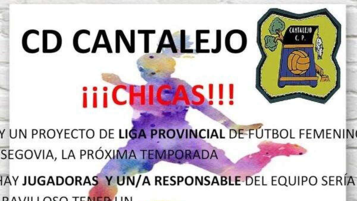 El CD Cantalejo busca jugadoras para crear un equipo femenino