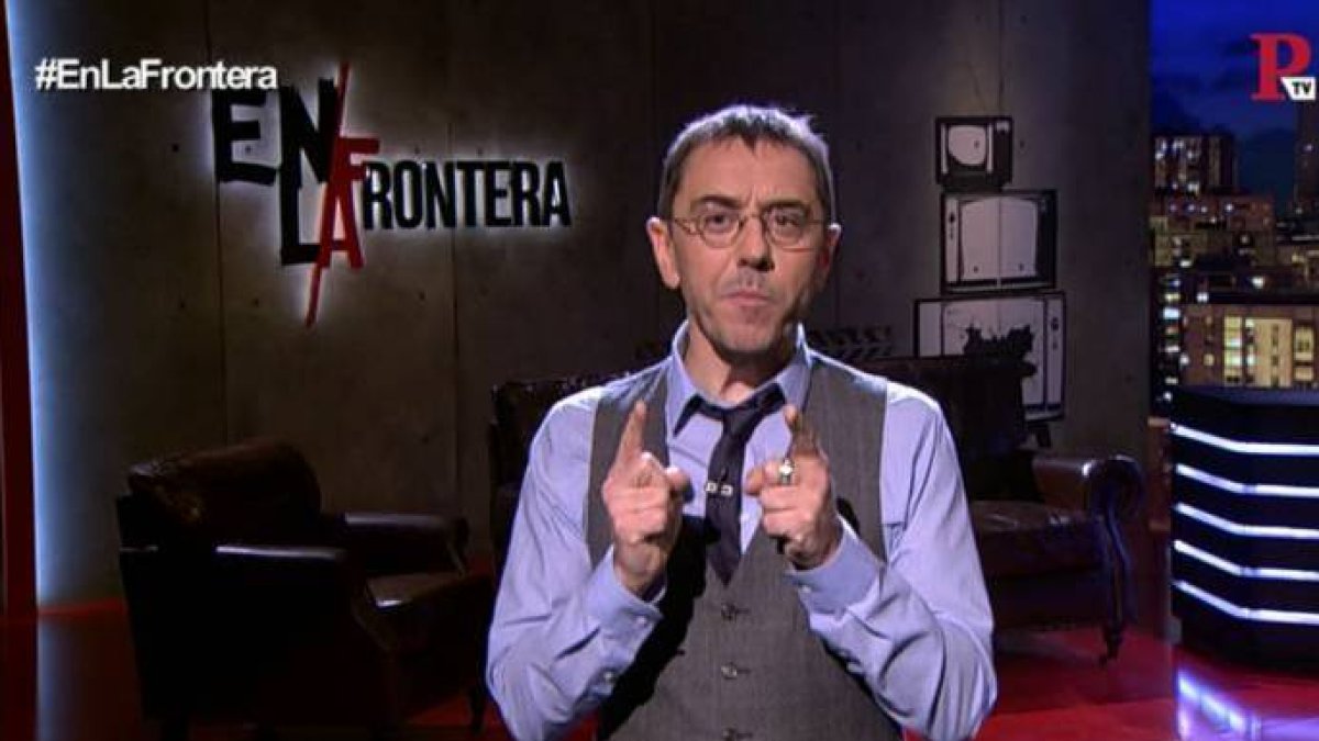 Monedero, en su programa En la Frontera.
