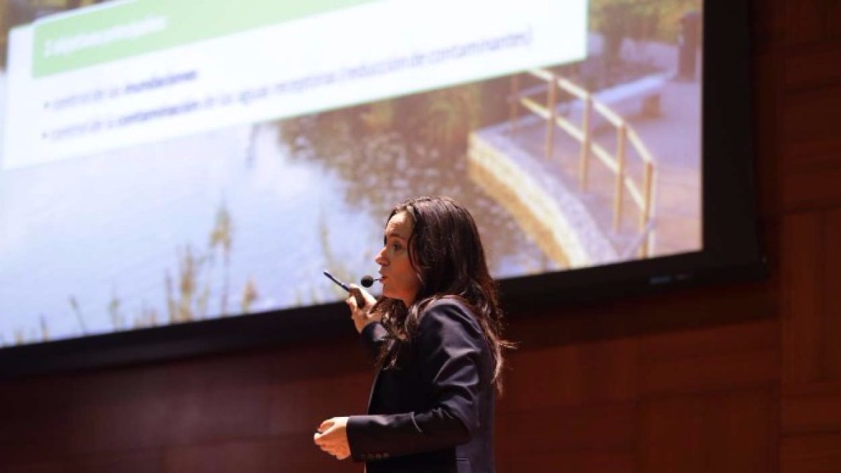 Amelia Navarro, directora de Desarrollo Sostenible de Hidraqua,en Ecofórum