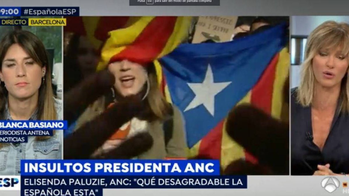 La periodista acosada por los 'indepes' por 
