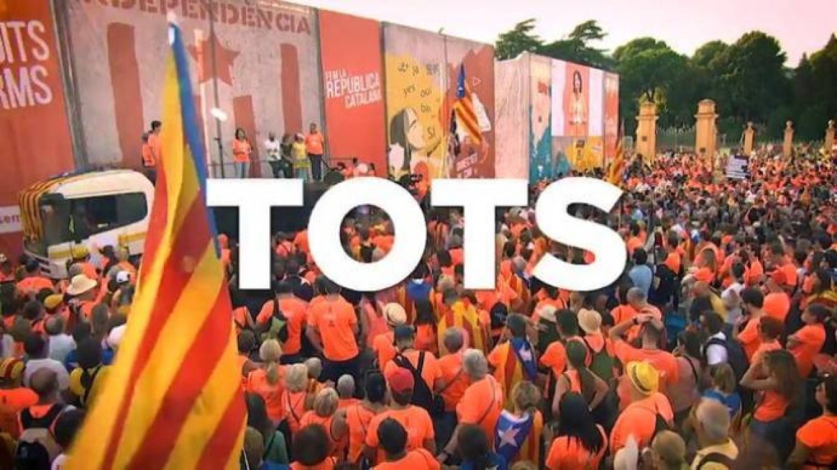 Imagen del vídeo que la ANC le lanza a ERC a la cara.