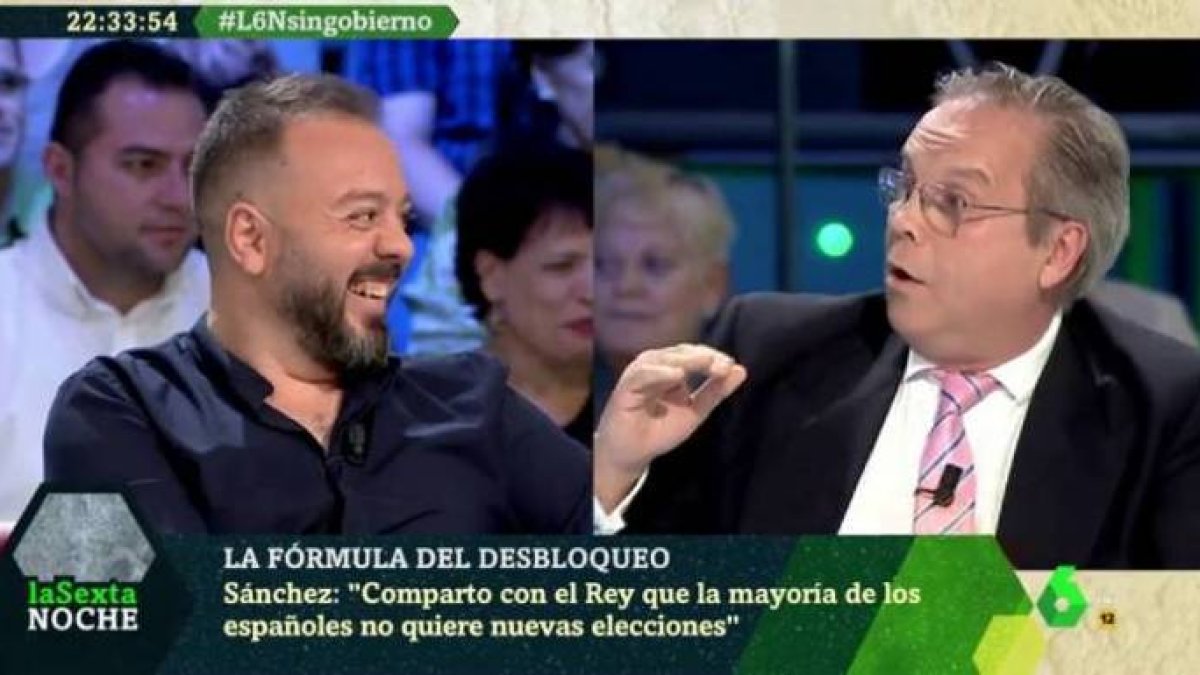 Antonio Miguel Carmona, este sábado en La Sexta Noche.