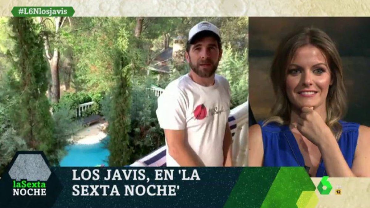 Gonzo, con Andrea Ropero en La Sexta Noche