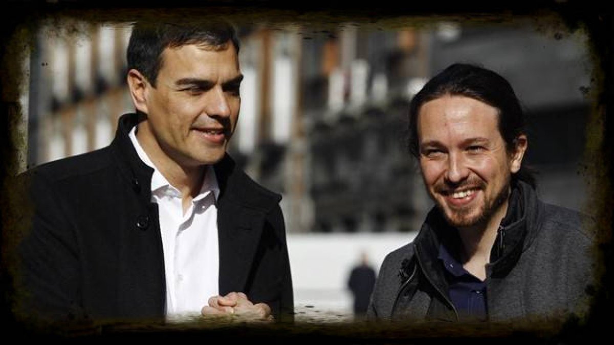 Que no engañen a nadie: Pedro Sánchez y Pablo Iglesias son socios desde 2015