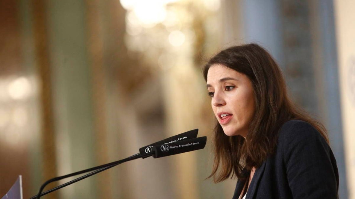 Irene Montero se deja llevar por la euforia y ya se ve ministra de Sánchez