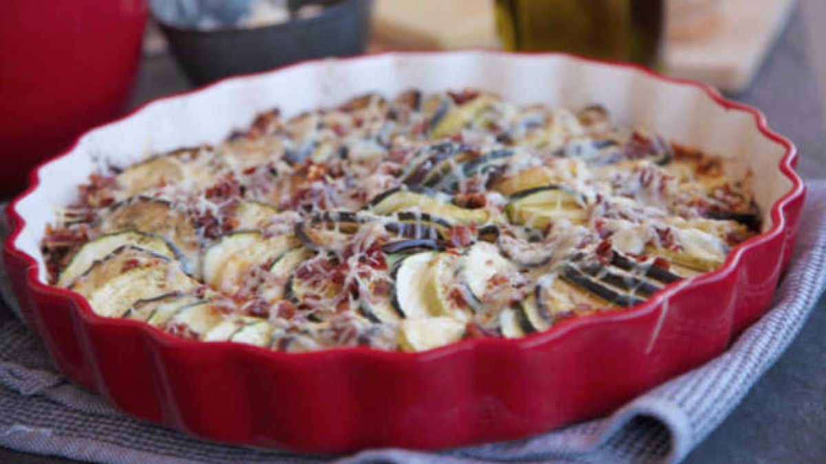 ¡Receta!: Pastel de berenjena y calabacín sencillísimo
