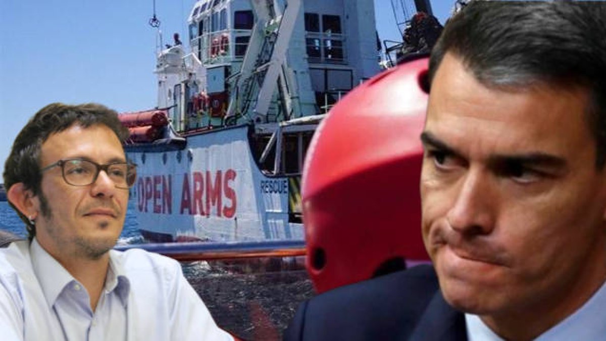 Sánchez cambia de idea con el Open Arms y a Kichi se le vira en contra su gesto