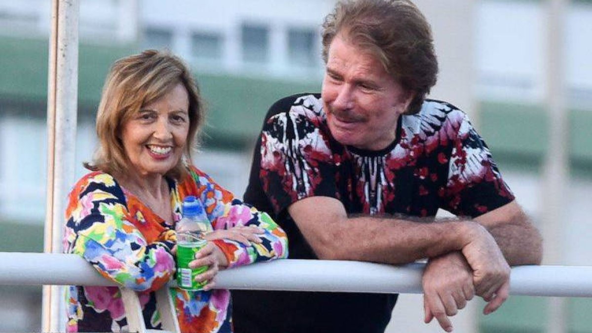 María Teresa Campos y Edmundo Arrocet en Málaga antes de regresar a Madrid..