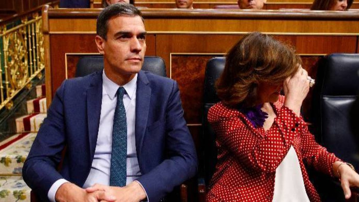 Carmen Calvo, el objetivo declarado de Podemos.