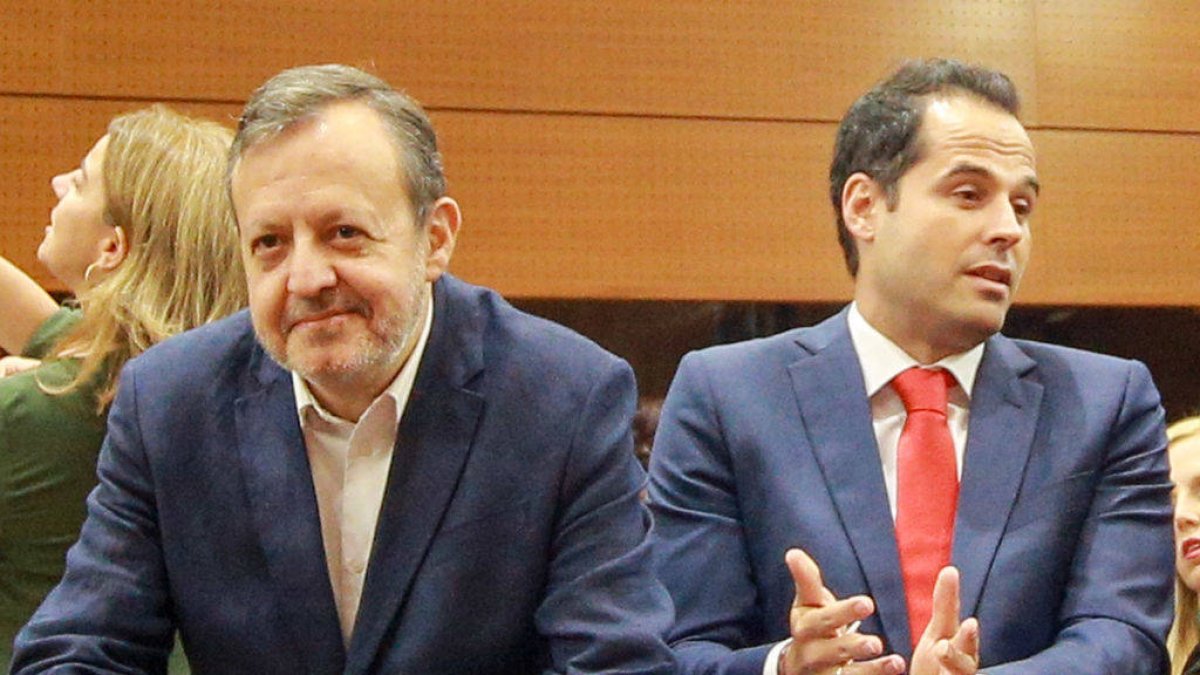 Alberto Reyero junto a Ignacio Aguado.