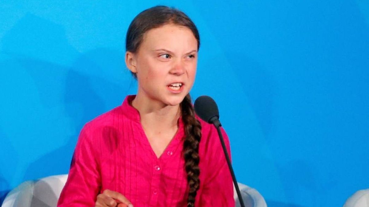 Greta Thunberg.