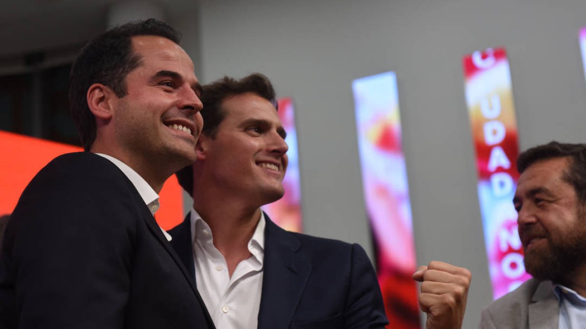 Ignacio Aguado, con Albert Rivera